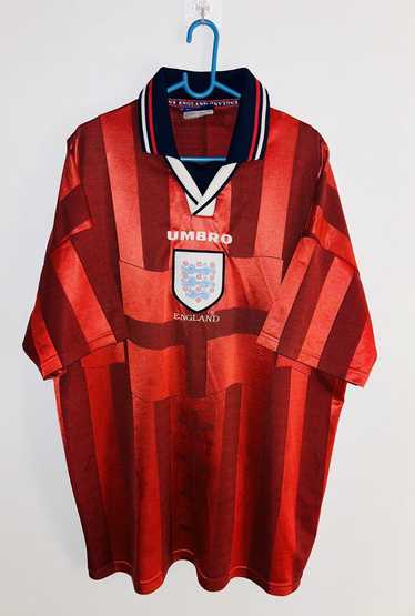 Soccer Jersey × Umbro × Vintage England 1998 away