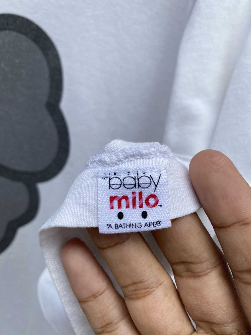 Bape × Kaws 2005 Bape x Kaws Baby Milo Tee - image 9