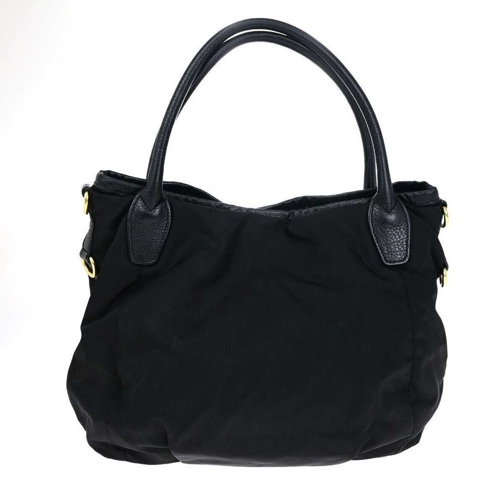 Prada Prada Tessuto Black Synthetic Shoulder Bag - image 2