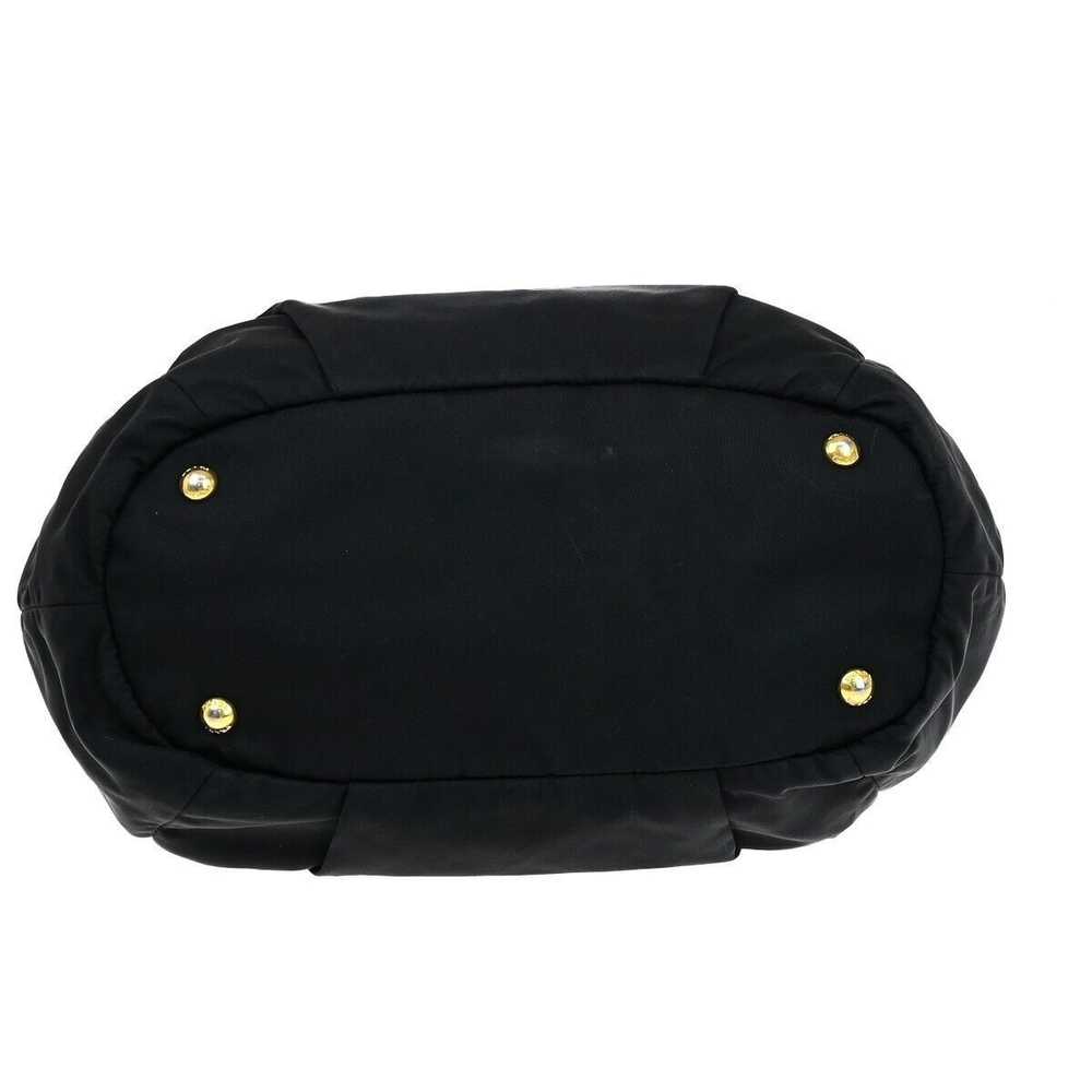 Prada Prada Tessuto Black Synthetic Shoulder Bag - image 4