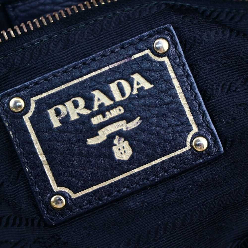 Prada Prada Tessuto Black Synthetic Shoulder Bag - image 7