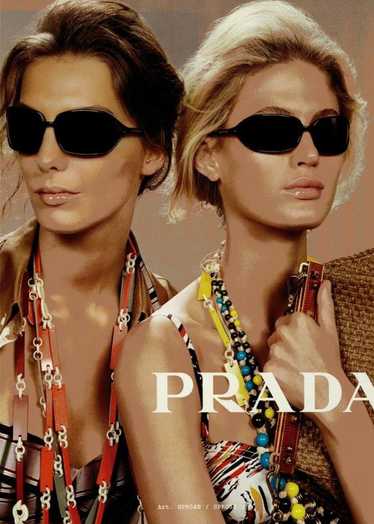 Prada × Vintage 2000s Prada Sunglasses SPS 05E Cur