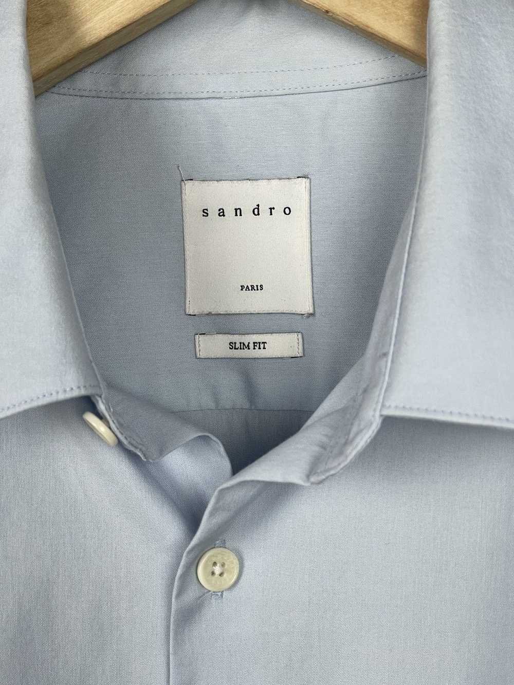 Luxury × Sandro Sandro Paris Button Up Shirt Men’… - image 4