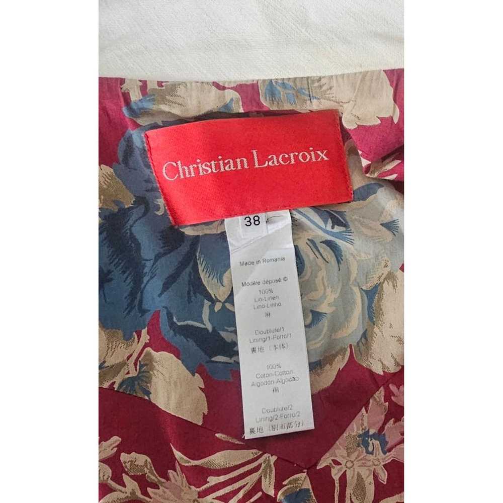 Christian Lacroix Linen jacket - image 8