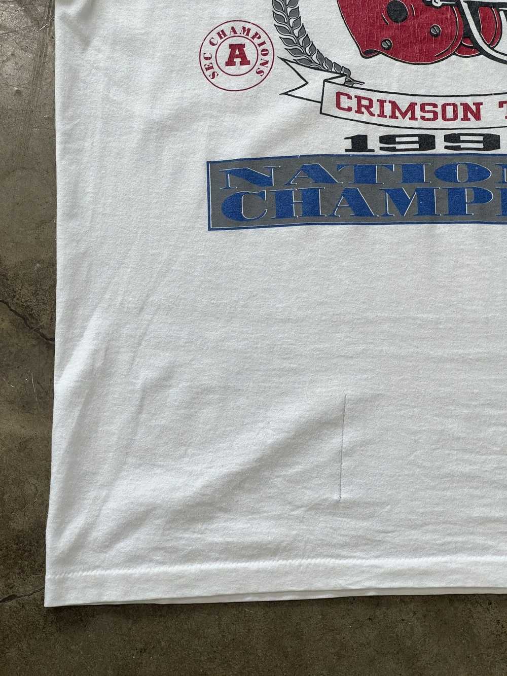 Ncaa × Vintage Vintage 1992 Alabama National Cham… - image 5