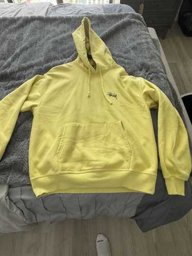 Stussy YELLOW BASIC LOGO STUSSY HOODIE