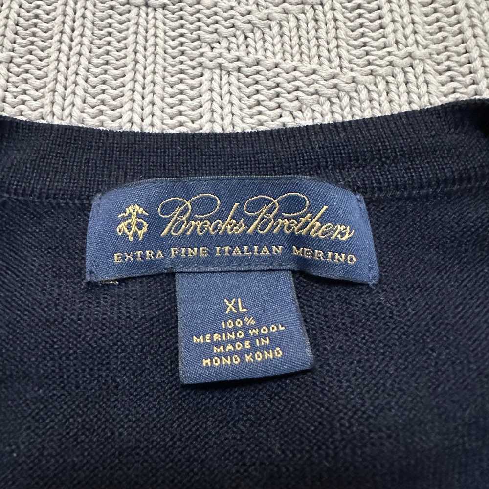 Brooks Brothers Brooks Brothers gray herringbone … - image 4