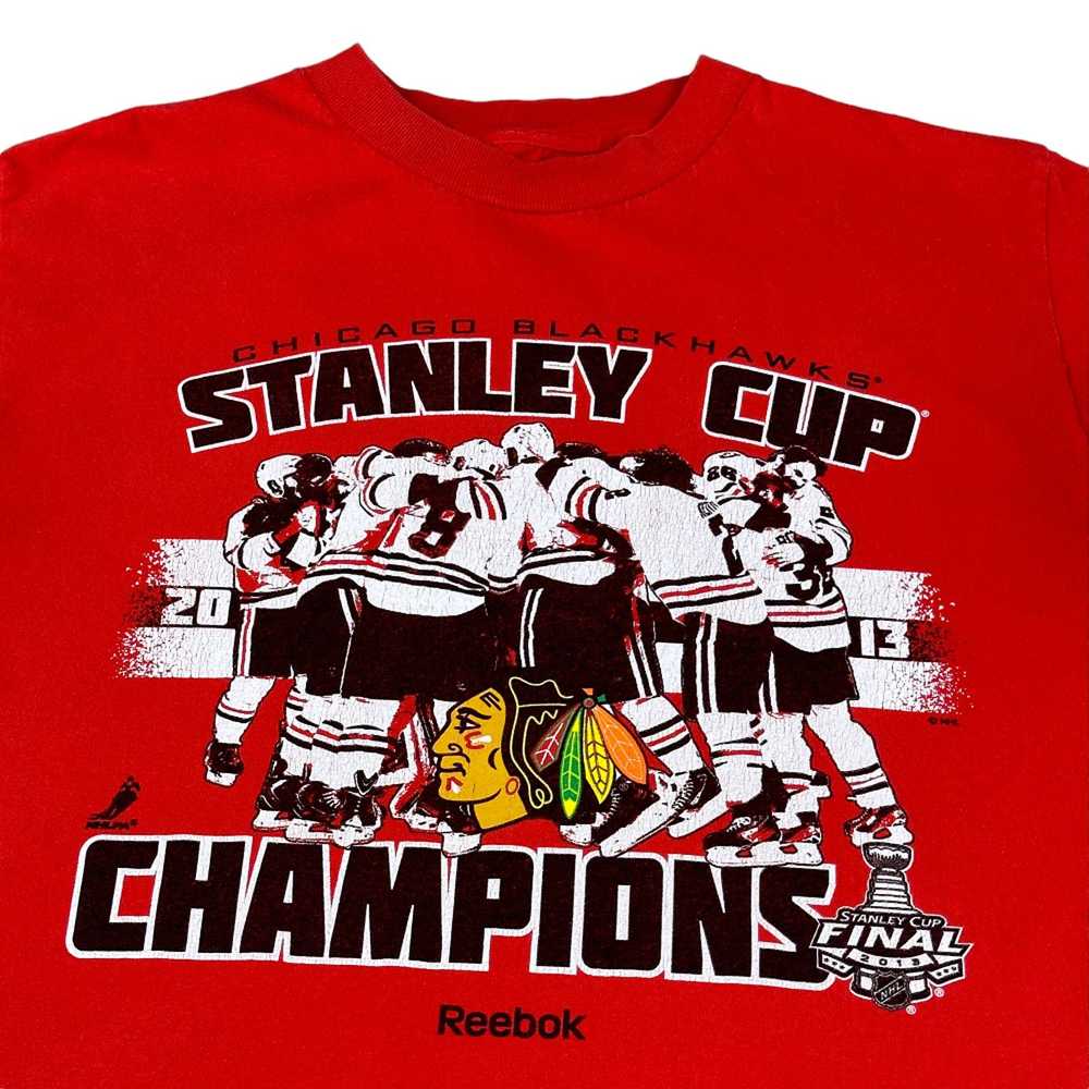 Reebok Chicago Blackhawks Shirt Stanley Cup 2013 … - image 2