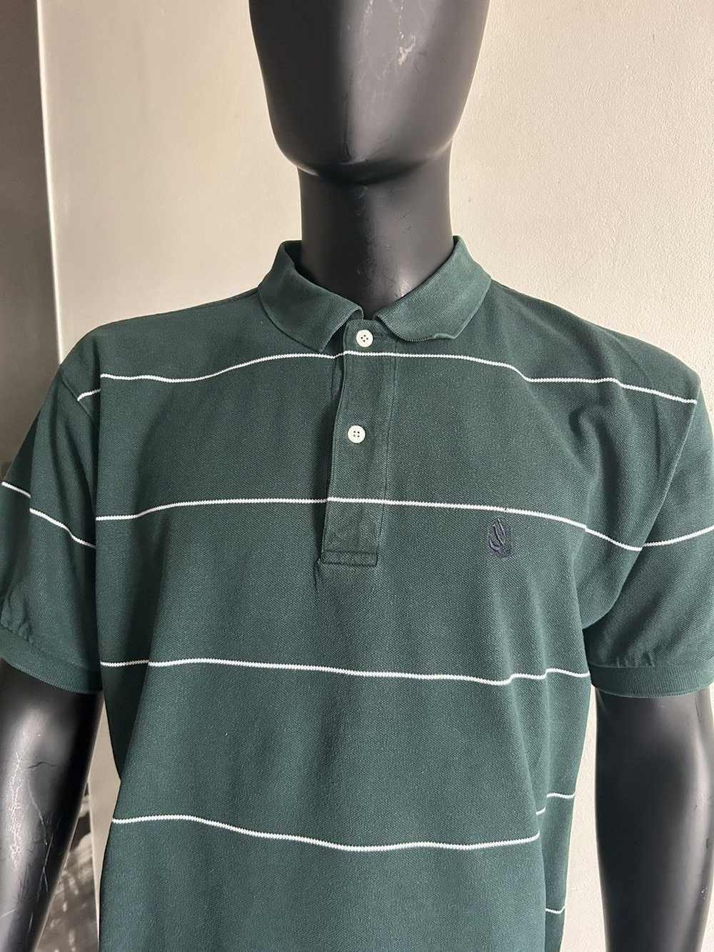 Nautica Green and white striped polo shirt #Nauti… - image 2