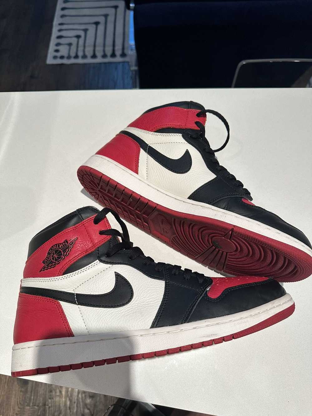 Jordan Brand × Nike Air Jordan Retro Hi OG Bred T… - image 1