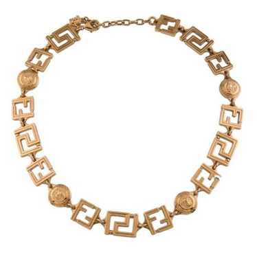 Fendi Fendace (Fendi X Versace) Gold Tone Necklac… - image 1