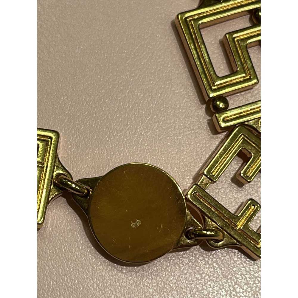 Fendi Fendace (Fendi X Versace) Gold Tone Necklac… - image 7