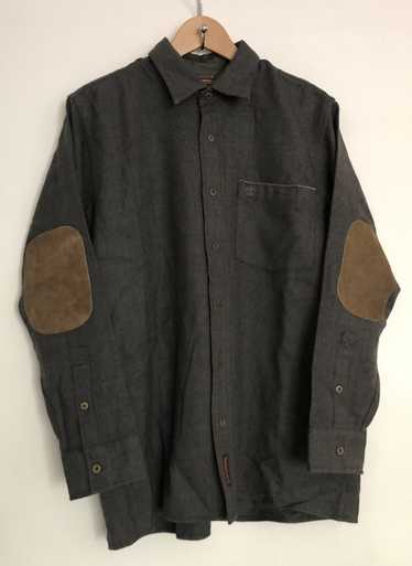 Timberland Timberland Dark Grey Wool Shirt Size M