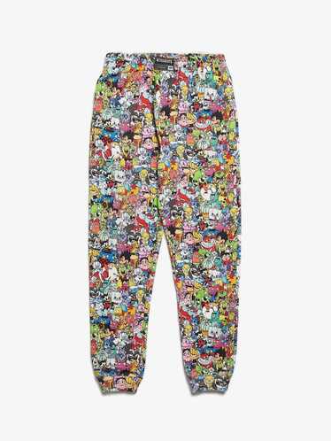 Vetements Multicolour Cartoons Printed Cotton Pant