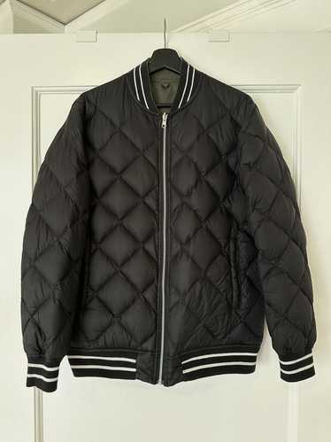 Taion Reversible Navy & Khaki Quilted Down Bomber 