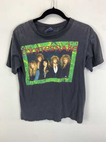 Whitesnake T store Shirt Vintage 80s 1984 Slide It In Tour Hair Metal Band