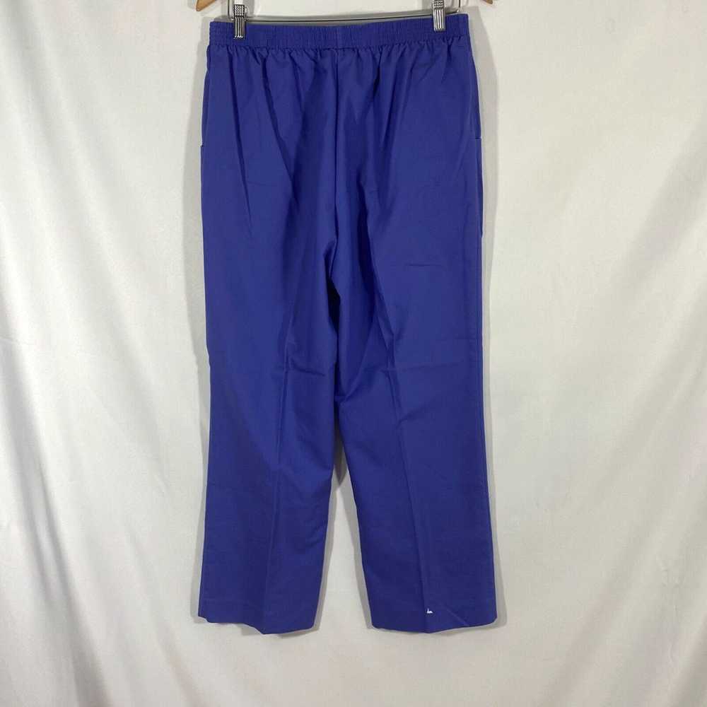 Vintage Alfred Dunner Womens Blue Slash Pockets S… - image 2