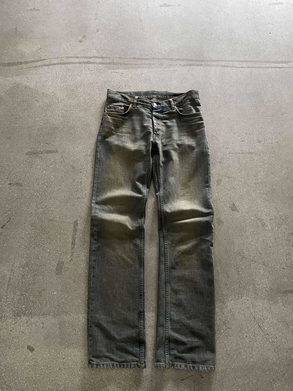 Helmut Lang × Vintage Helmut Lang FW99 mud wash d… - image 2