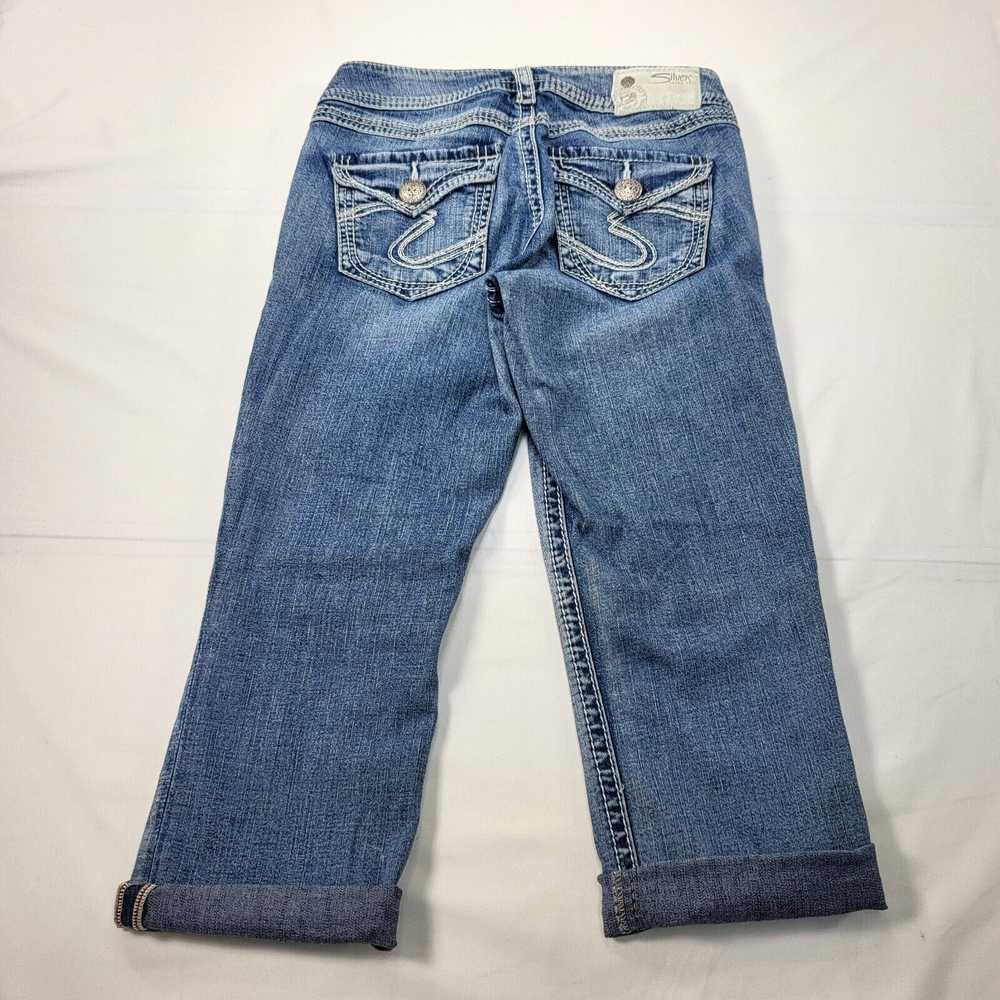 Silver Silver Suki Surplus Capri Denim Jeans Wome… - image 3