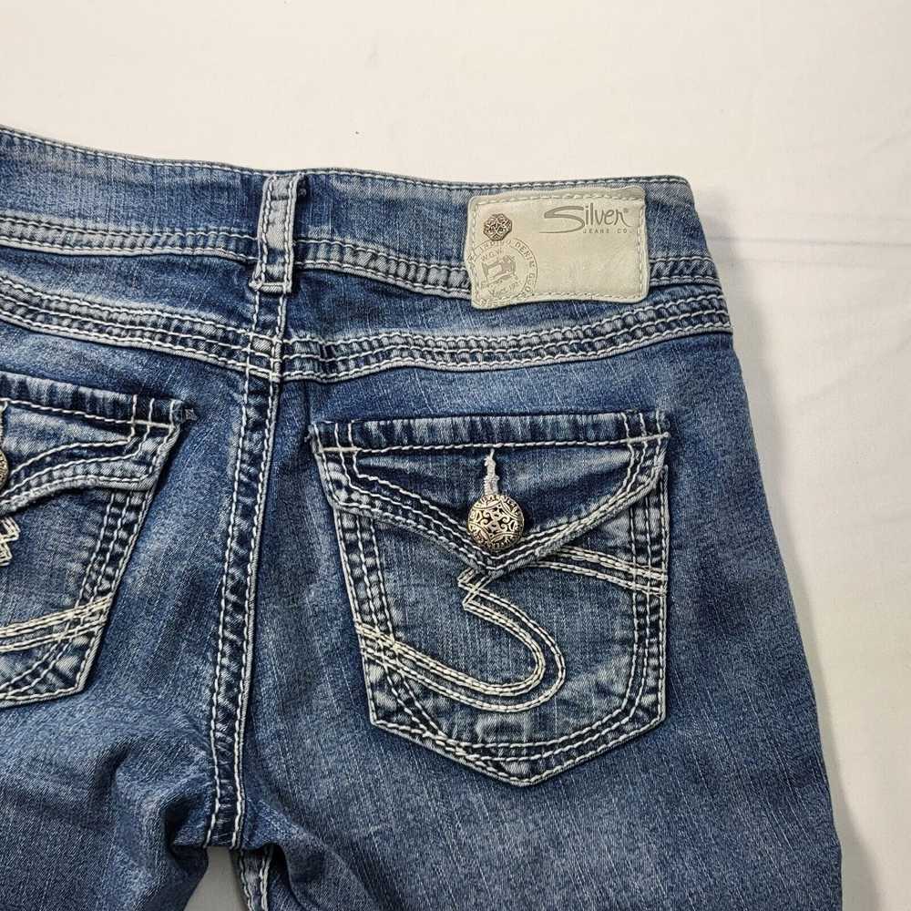 Silver Silver Suki Surplus Capri Denim Jeans Wome… - image 4