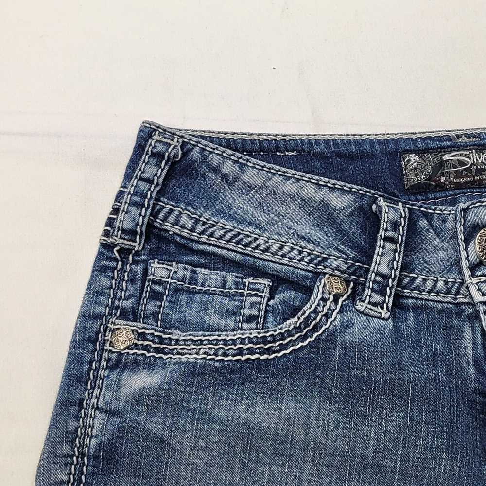 Silver Silver Suki Surplus Capri Denim Jeans Wome… - image 5