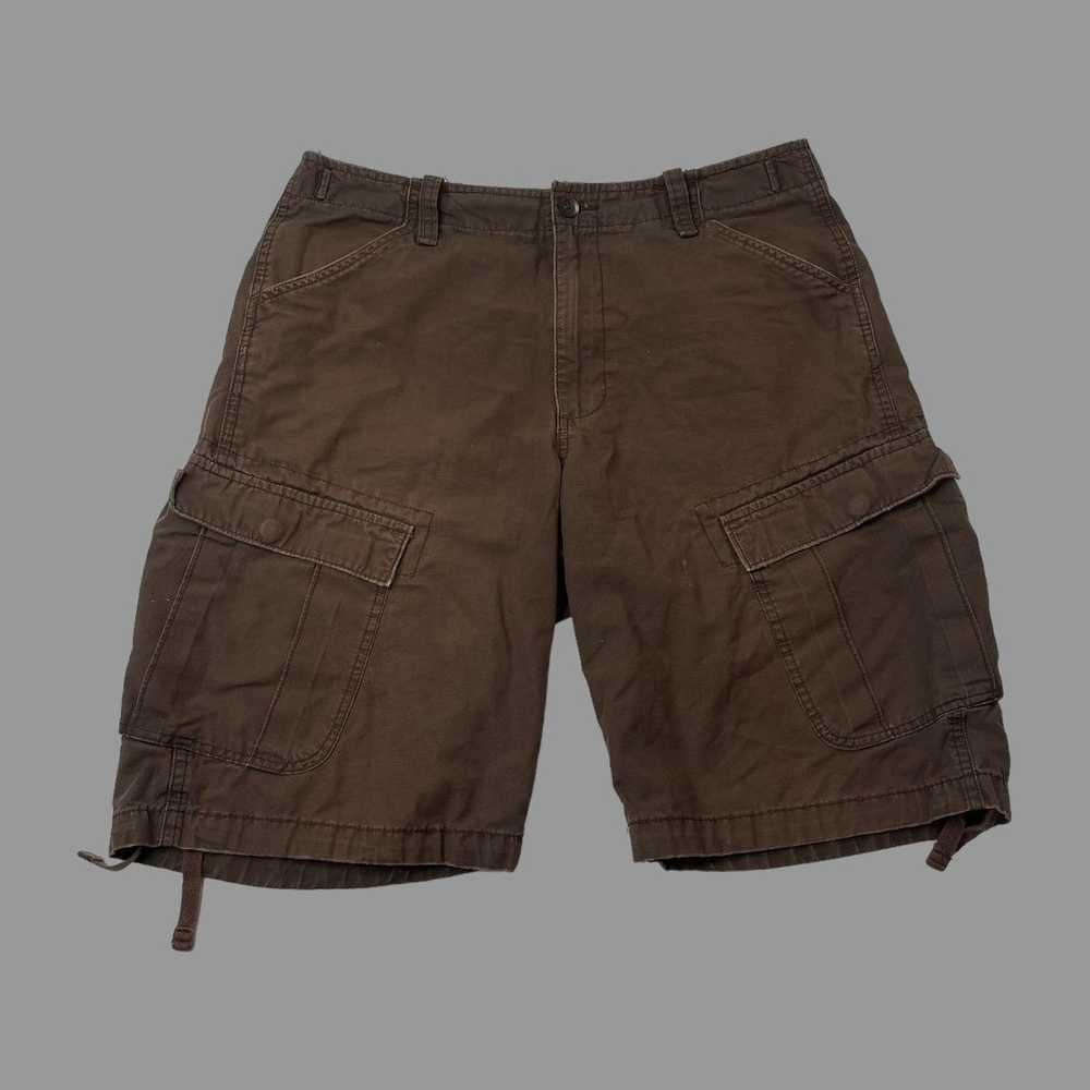 Gap × Vintage Vintage gap brown cargo shorts - image 1