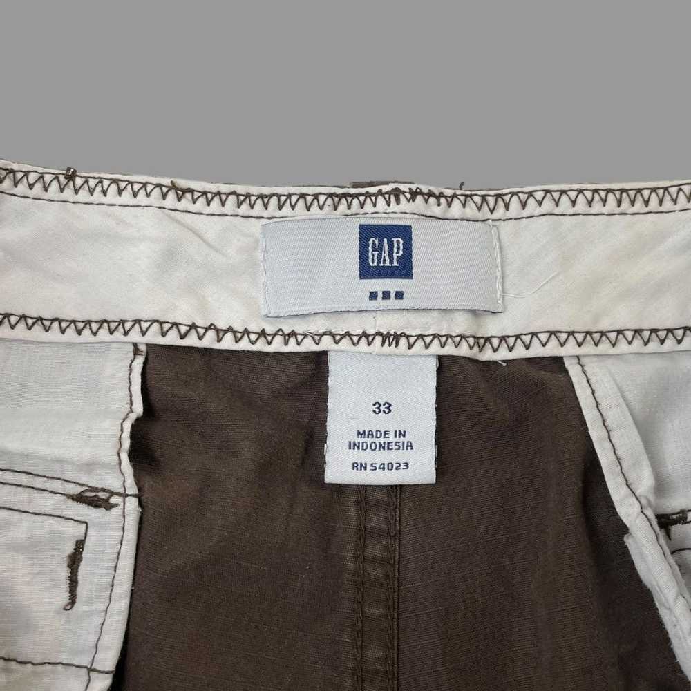 Gap × Vintage Vintage gap brown cargo shorts - image 4