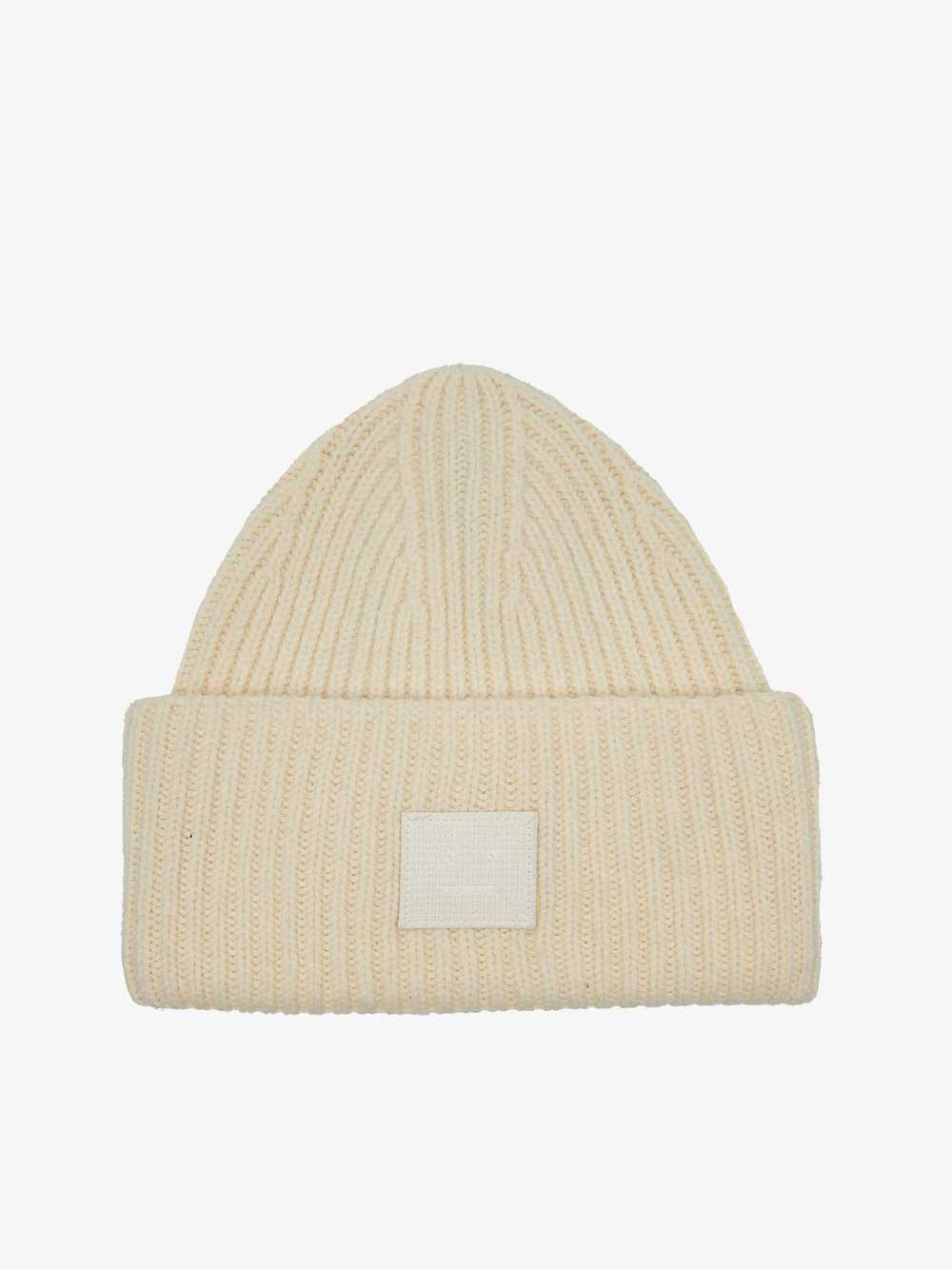 Acne Studios Milk Logo Patched Woolen Beanie - image 1