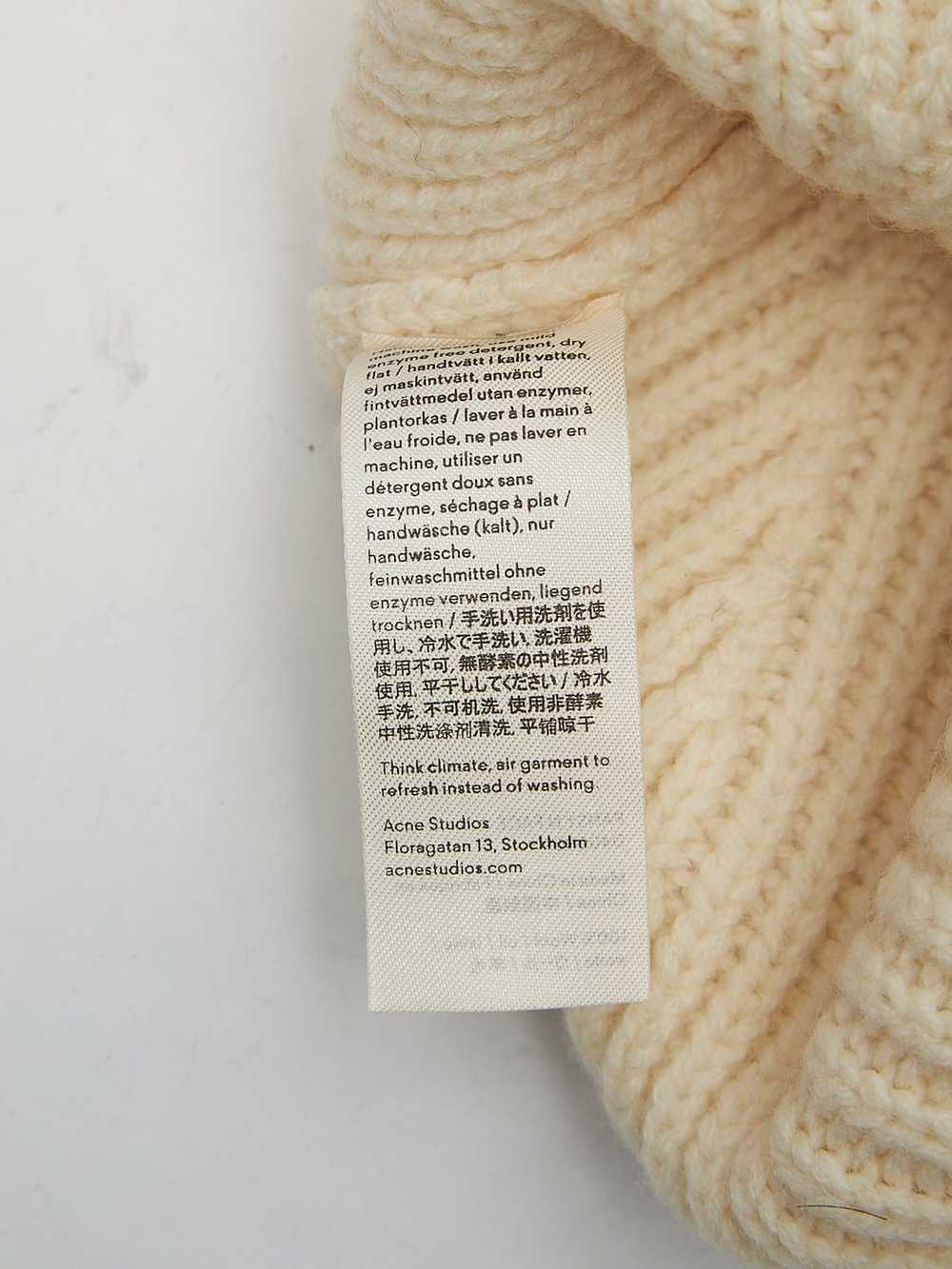 Acne Studios Milk Logo Patched Woolen Beanie - image 3