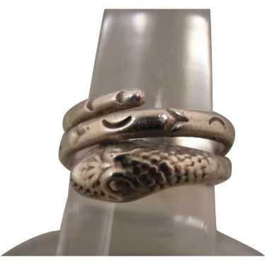 Vintage Sterling Snake Ring