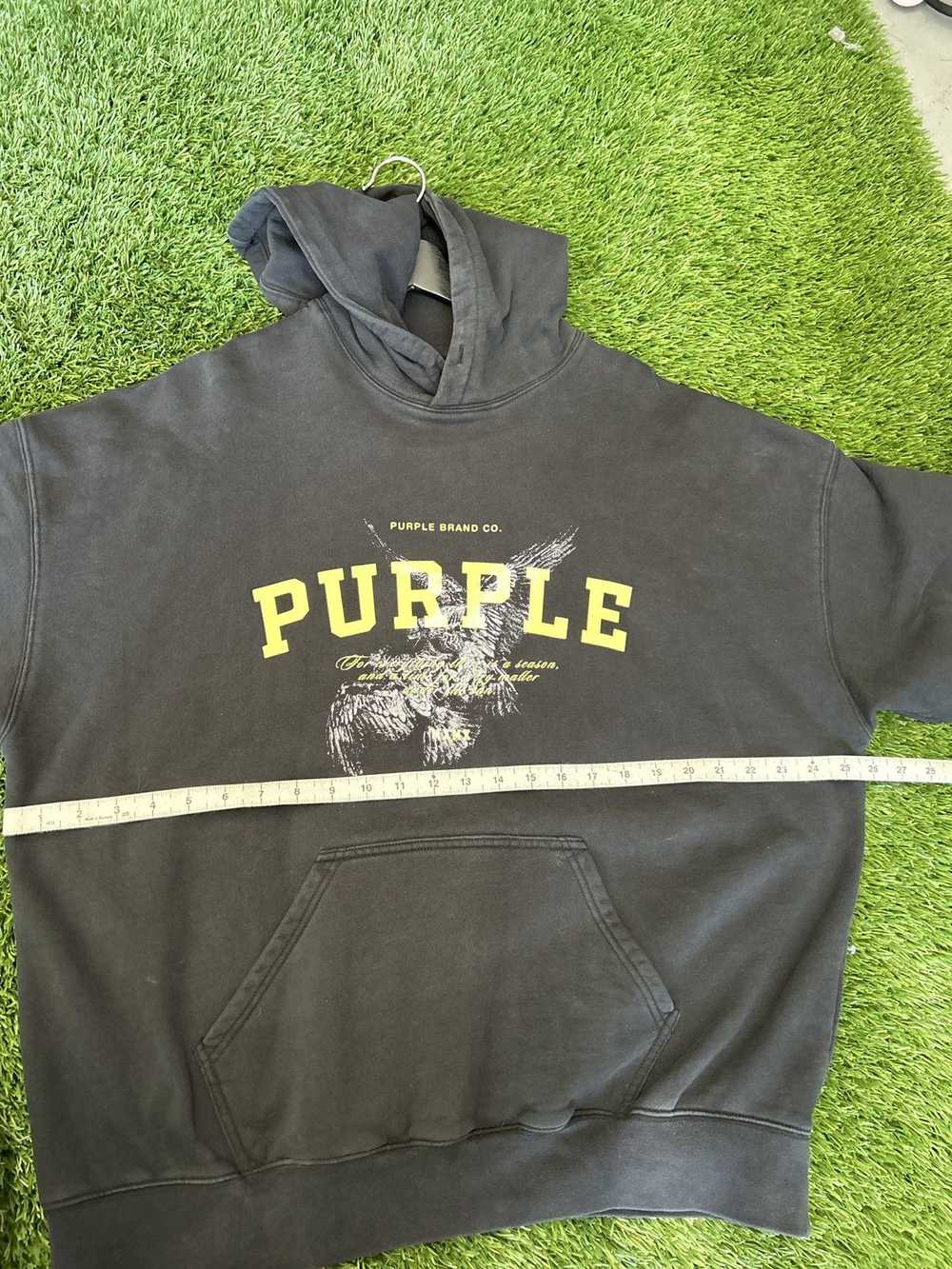 Purple × Purple Brand Purple brand logos hoodie - image 8