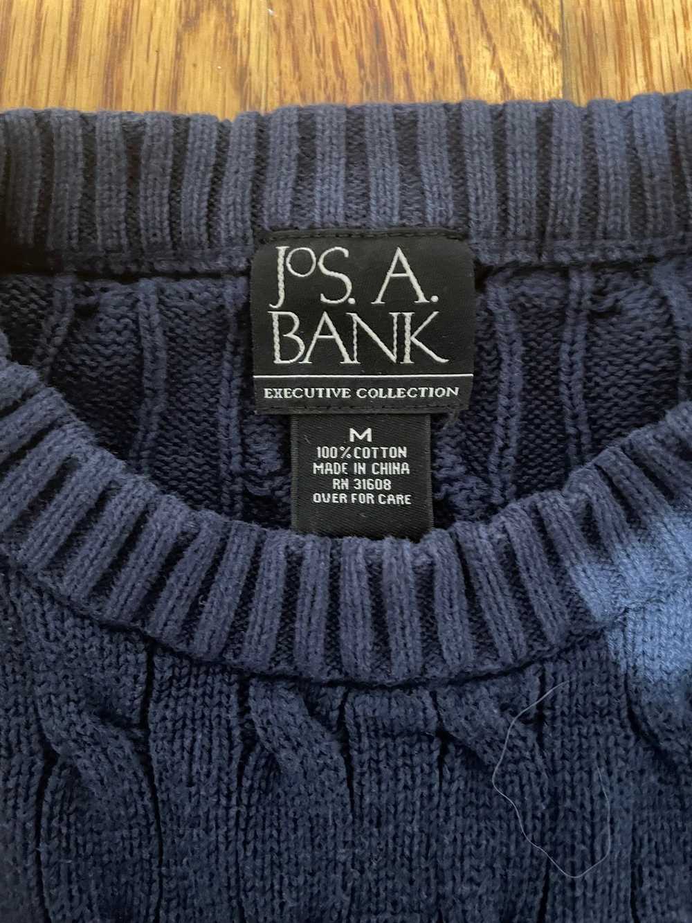 Jos. A. Bank Jos A. Bank Cable Knit Sweater Crewn… - image 3