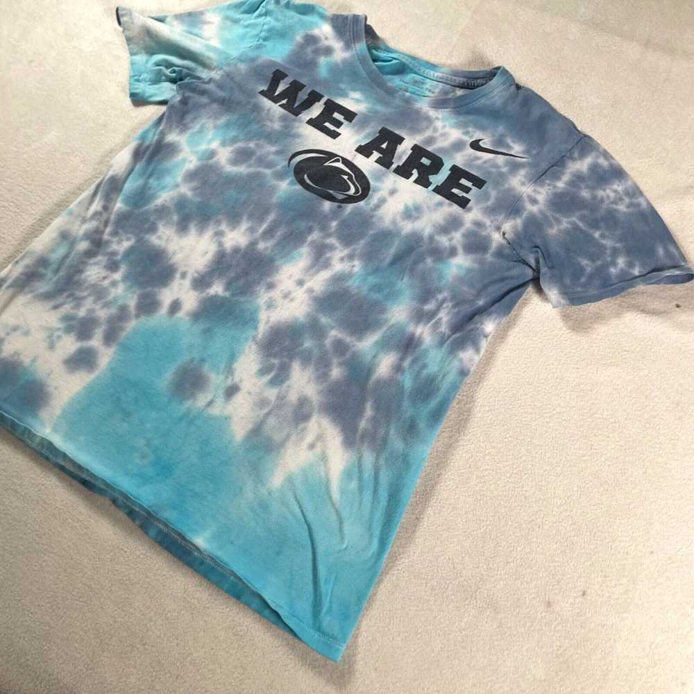 Nike Penn State Shirt Women Small Blue Tye Dye Ni… - image 2