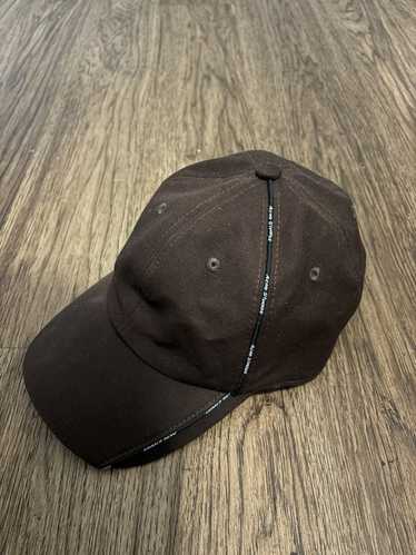 Acne Studios Acne Studios Brown And Black Cap