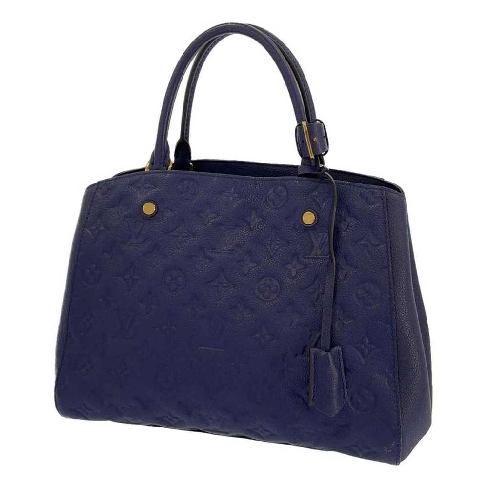 Louis Vuitton Montaigne leather handbag - image 1