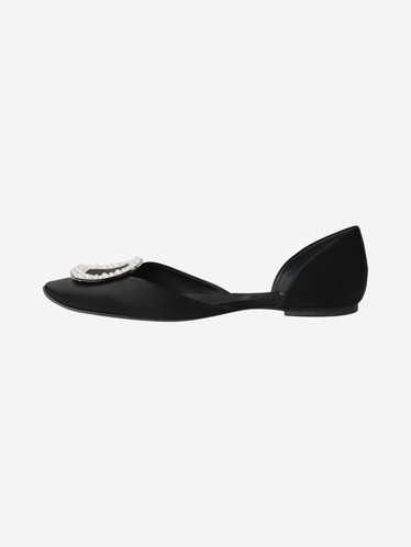 Roger Vivier Black Chips Strass Ballerina flats -… - image 1