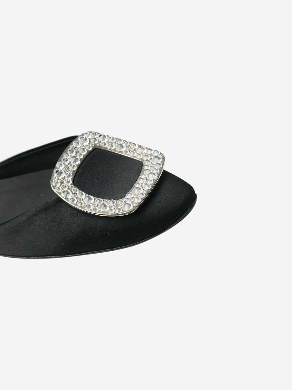 Roger Vivier Black Chips Strass Ballerina flats -… - image 3