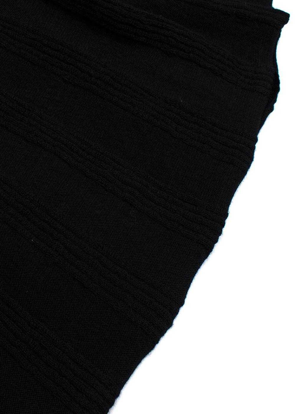 Managed by hewi Chanel Black Knit Short Sleeve Dr… - image 5