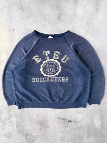 East Tennessee State University Sweatshirt 70's - 