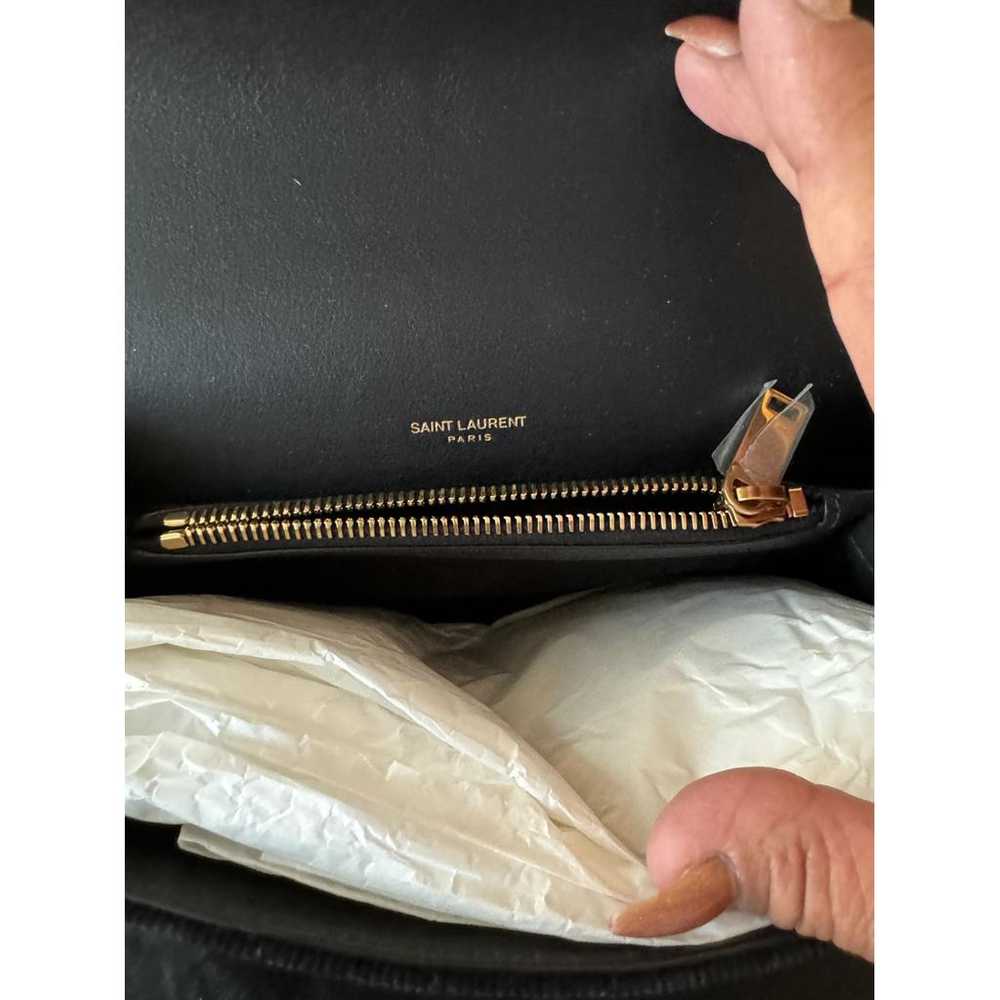 Saint Laurent Collége monogramme cloth handbag - image 5