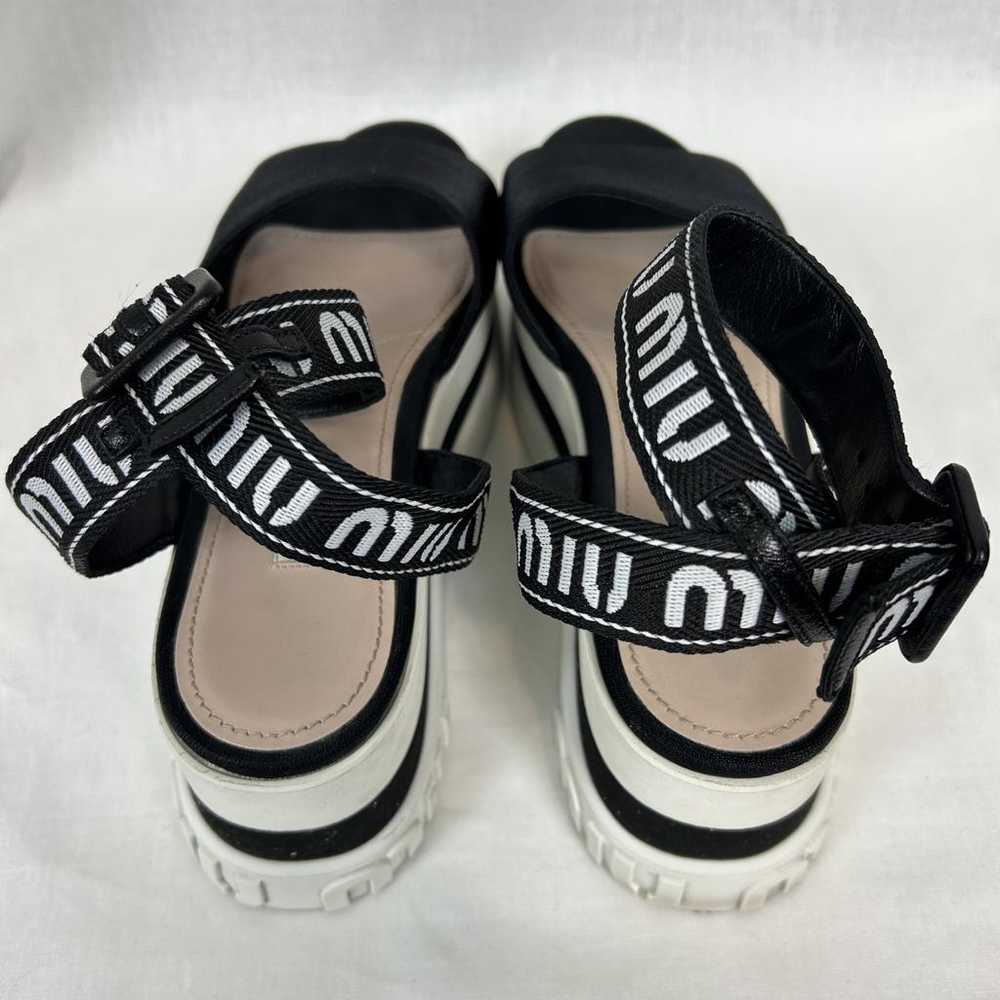 Miu Miu Cloth sandal - image 5