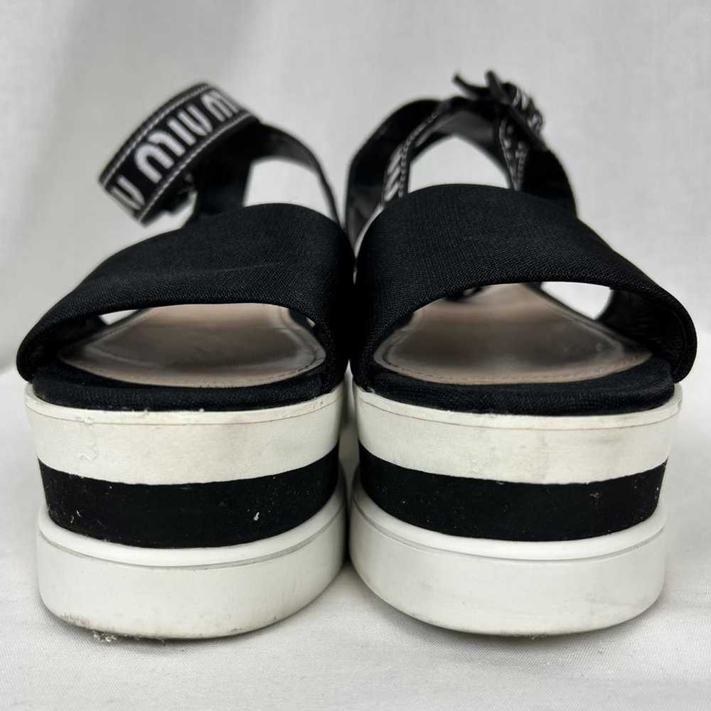 Miu Miu Cloth sandal - image 8