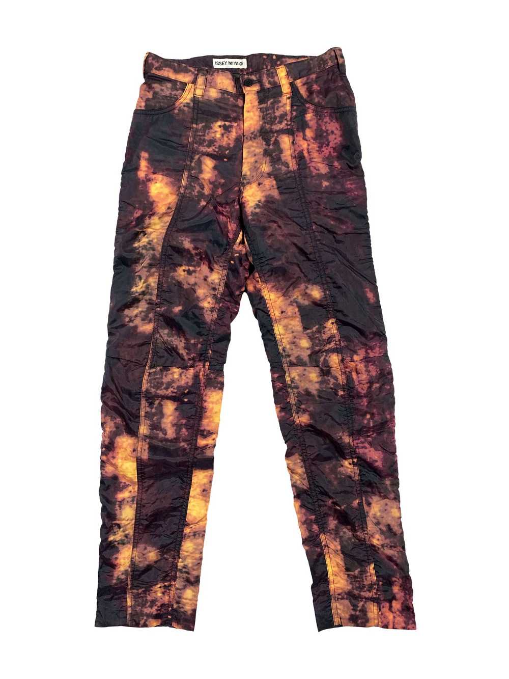 Issey Miyake 1998 Lava Nylon Zip Pants - image 1