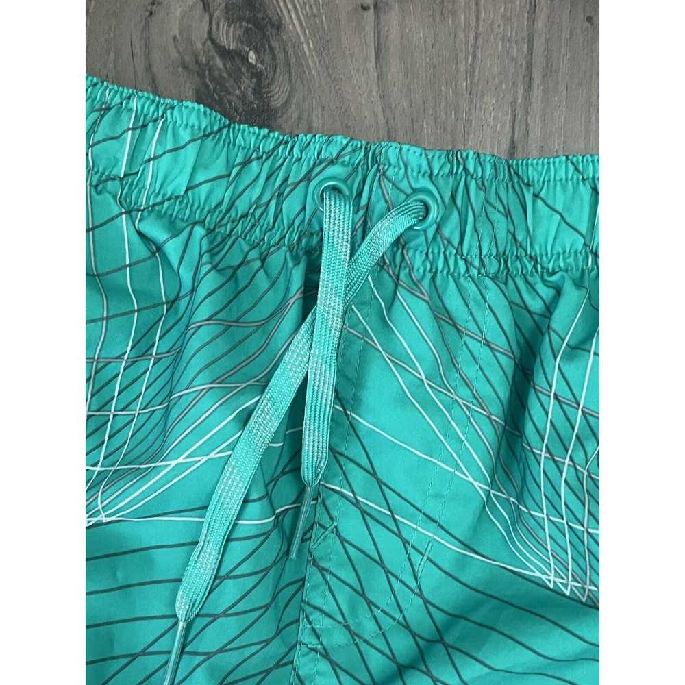 Nike Nike Swimtrunks Mens Medium Green Swoosh Swi… - image 3