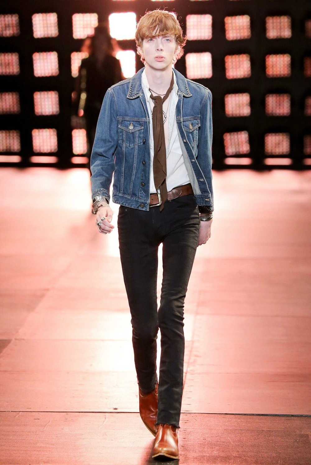 Saint Laurent Paris *RARE* Saint Laurent SS15 Run… - image 3