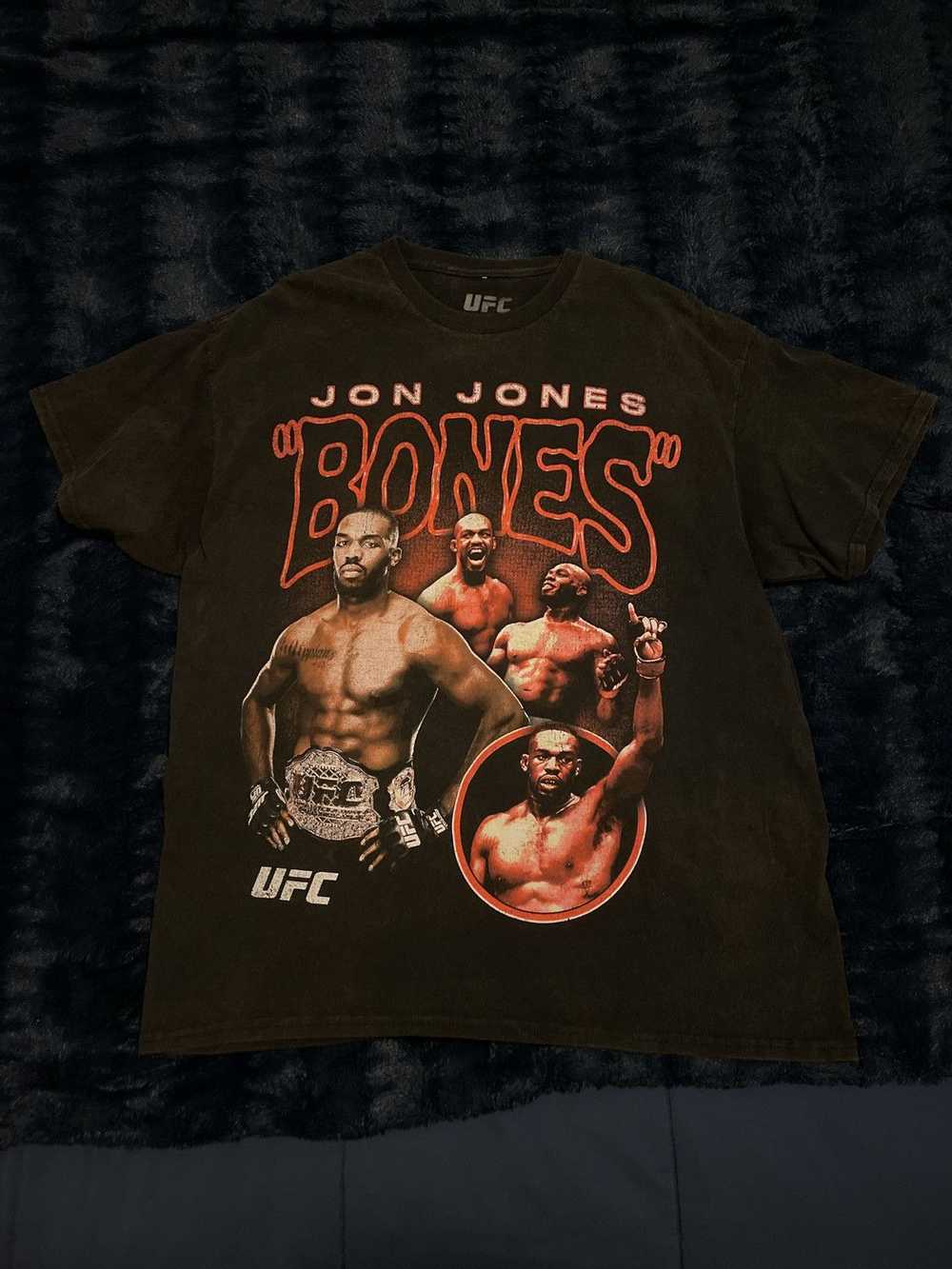 Ufc × Vintage Jon “Bones” Jones Vintage T Shirt - image 1