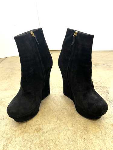 Yves Saint Laurent Suede Platform Boots