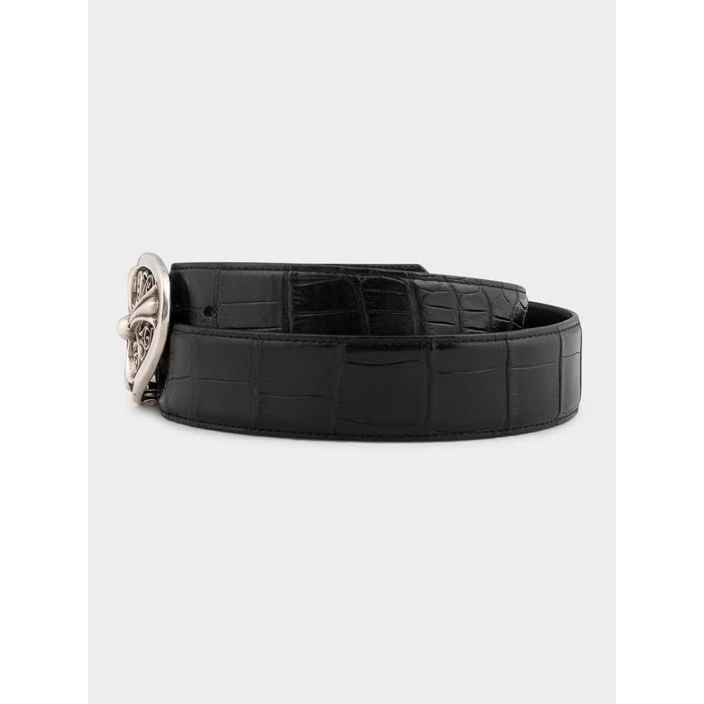 Chrome Hearts Crocodile Leather Belt - image 3