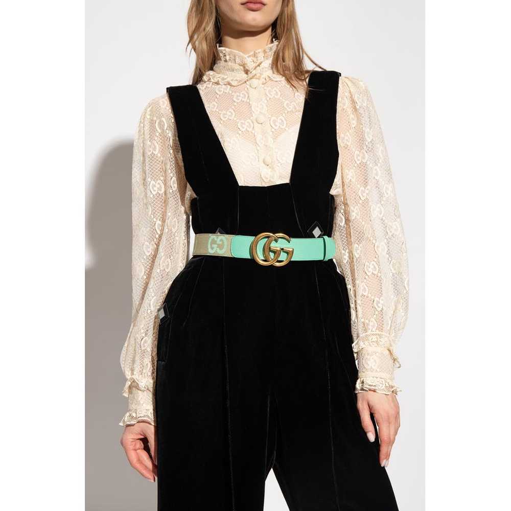 Gucci Gg Buckle cloth belt - image 6