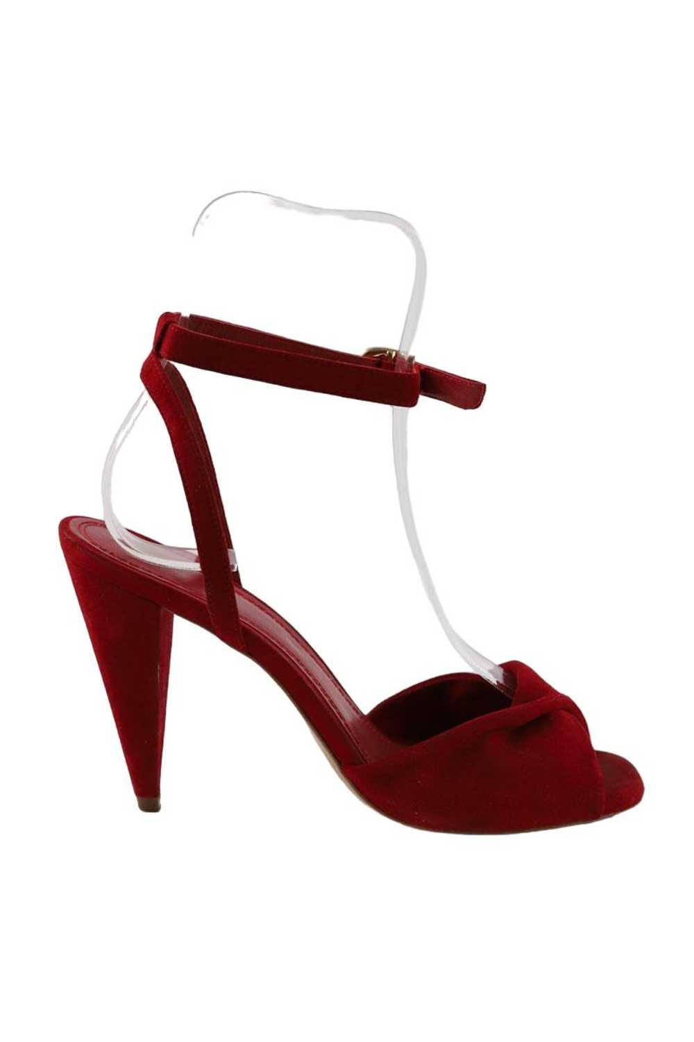 Circular Clothing Talons en cuir Maje rouge. Mati… - image 1